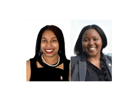 ChemE Amgen Interns Pilar O'Neal and Eunice Ngata